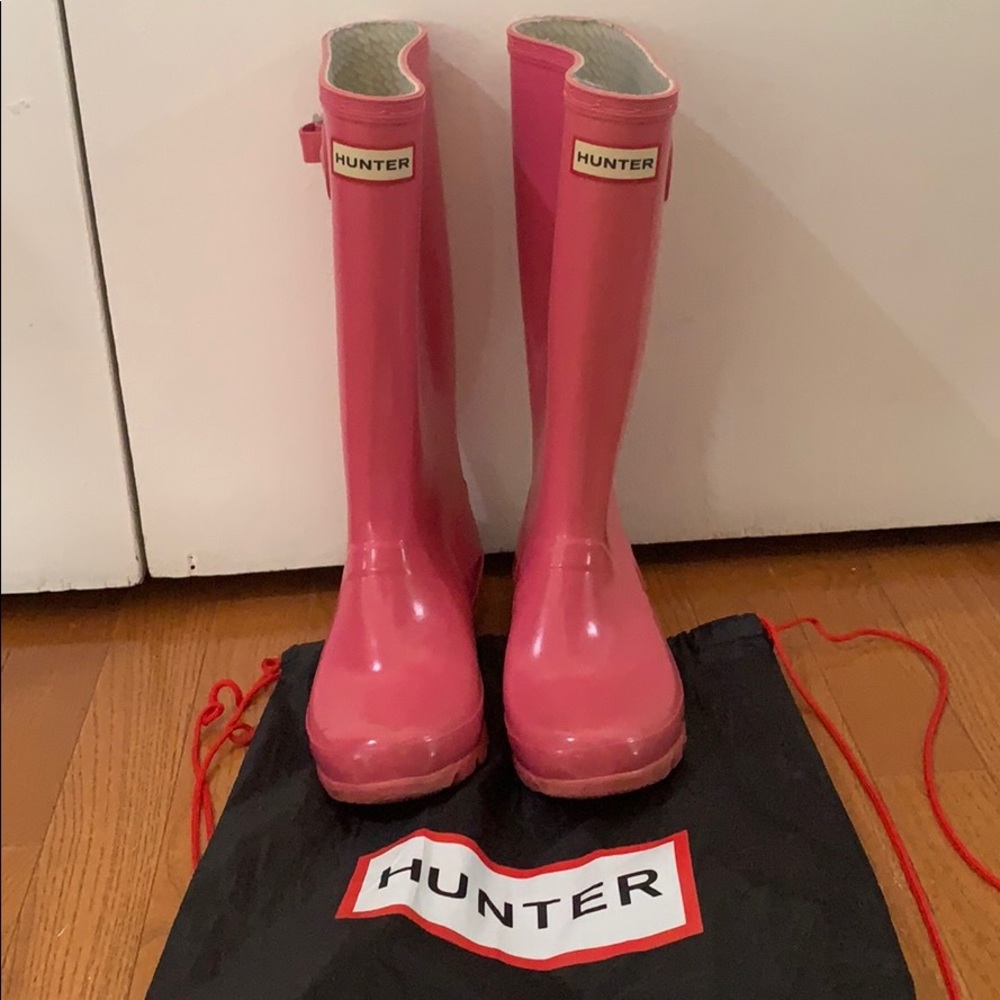 Hunter rain boots kids4/womens6